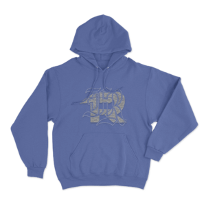 Fr Essentials Stone Unisex Hoodie Blue