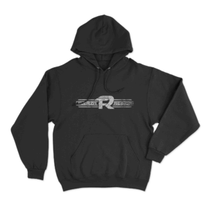 Fuerza Regida Minimal FR Logo Unisex Hoodie Black